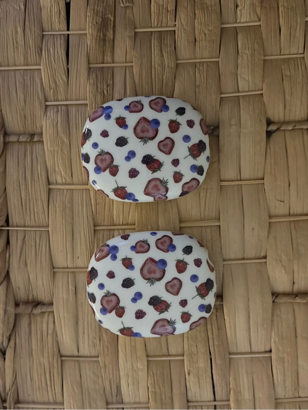 Wildflowers Berry & Cream Print AirPod Max Case